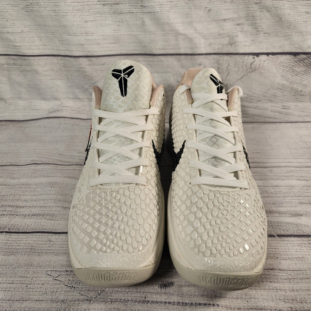 Nike Kobe 6 Protro Men's 9 White Sail Black XDR Basketball Shoes FQ3546-100 - Picture 3 of 9